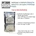 AwePackage Clear White Resealable Smell Proof Foil Pouch Bag - Airtight Zipper (100, 3-5/8 x 5-5/16 (Eighth))