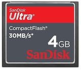 SanDisk Ultra 4GB CompactFlash Card (SDCFH-004G, bulk packaging)