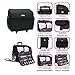 Everything Mary Black Stamped Rolling Sewing Machine Tote - Sewing Machine Case Fits Most Standard Brother & Singer Sewing Machines