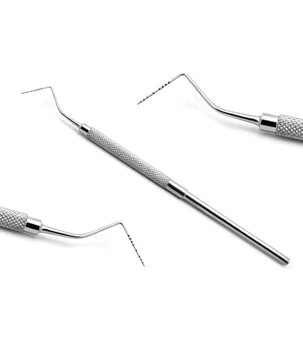 Specchi Dentali Bocca Cono 5 12 Pezzi Presa Conica Per Specchietto Dentale # 5 - Acciaio Inox, Nuova Nose Hook