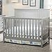 Delta Children Easton 4-in-1 Convertible Baby Crib, Greenguard Gold Certified, Grey