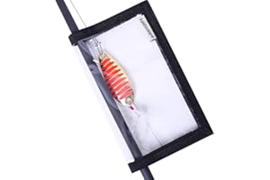 Kylebooker 4 Packs Fishing Lure Wraps Clear PVC Protective Covers