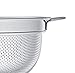 TeamFar Colander, 3qt Colander Strainer Stainless Steel, Solid Handle & Elevation Base, Micro-perforated & Dishwasher Safe