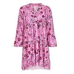 YongANs Tunic Tops Dress for Women 3/4 Sleeve Plus