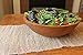 15 Inch Solid Cherry Wood Salad Bowl - Serves 5-8 - Holland Bowl Mill