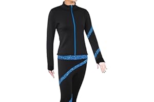 NY2 SPORTSWEAR Figure Skating Polartec Polar Fleece Spiral Jacket - Child Sizes