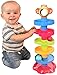 CC O PLAY Monkey Ball Drop Toy for Babies and Toddlers | New 6 Layer Tower Run with Swirling Ramps and 3 Balls | Best Educational Development Toy Set for Kids
