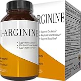 Opti Naturals Best L-Arginine Supplement HCL Essential Amino Acid Infusion Vitamin Antioxidant and Immune System Support Increase Energy Burn Body Fat Boost Metabolism for Men Women Teens