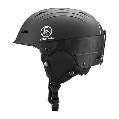 Extra Mile Ski &amp;amp; Snowboard Helmet wActive Ventilation - EN 1077 Certified Safety, Matte Finish for Men, Women &amp;amp; Youth