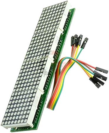 MAX7219 LED Microcontroller 4 in 1 Display Dot Matrix Module 5V Operating Voltage for Arduino 8x8 Dot Matrix Common