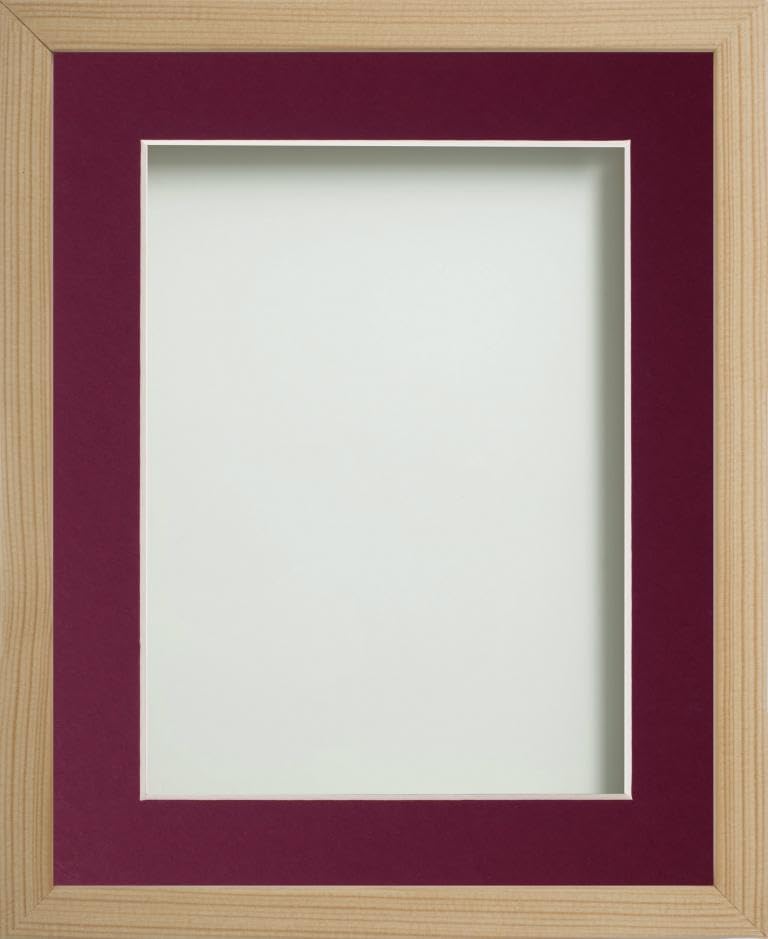 Frame Company Webber Beech with Plum Mount, 10x8 for 8x6 inch — image 1
