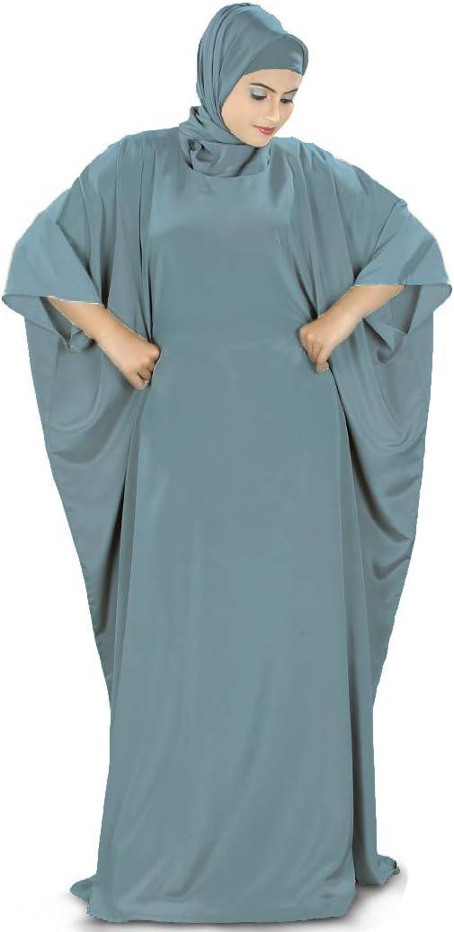 Women's Kaftan, Free Size Abaya, Dubai Islamic Dress, Muslim Maxi KF-001