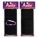 AwEx Strong Black Hair Ties,72 PCS,4 mm Regular Loop Hair Bands,No Metal Hair Elastics,No Pull Ponytail Holder