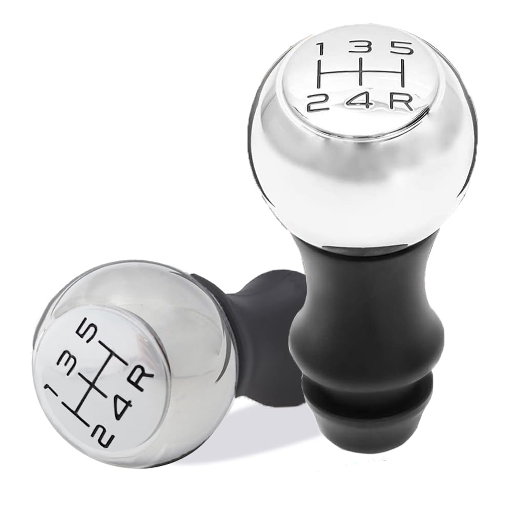 5 Speed Gear Stick Shift Knob Aluminum Alloy Sports Lever Handball for 106 206 207 307 308 406 408 Shift Knob (Knob)