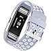 For Fitbit Charge 2 HR, Band with Breathable Holes, Gray and White, Small