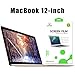 LENTION Clear Screen Protector for 12-inch MacBook Anti-Scratch Hydrophobic Oleophobic Crystal HD Protective Film