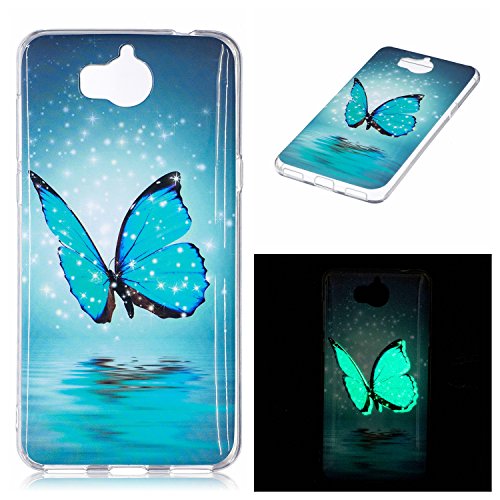 Huawei y5 2017 case, luminous noctilucent glow in the d…