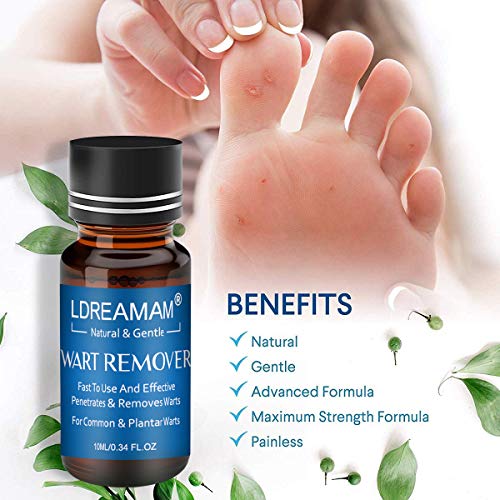 Wart Remover,Foot Wart Remover,Plantar Wart Remover,Wart Liquid,Painlessly Removes Common and Plantar Warts - Thumbnail 3