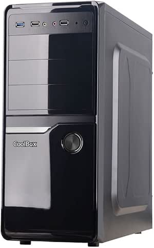 CoolBox ATX F100 Small Form Factor (SFF) Negro: Amazon.es: Electrónica