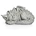 Besti Decorative Outdoor Dragon Garden Statue - Cold Cast Ceramic Statue | Lawn and Yard Decoration | Weather-Resistant Finish