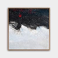 Framed Canvas Wall Art Abstract Canvas Prints Home Artwork Decoration for Living Room,Bedroom - 16x16 inches