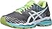 ASICS Women's Gel-Nimbus 18 Running Shoe, Titanium/White/Turquoise, 6.5 M US
