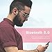 Supkiir True Wireless Headphones Upgraded Bluetooth 5.0 Headphones Waterproof Earbuds with Portable Charger Built-in Mic Deep Bass Noise Cancelling