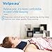 Velpeau Neck Brace for Neck Pain and Support -Soft Cervical Collar for Sleeping in Bed, Snoozing, Sleeping Upright, Anti-Snoring, Sleep Apnea for Women & Men (Blue, Comfort Version, L: 14-16.5