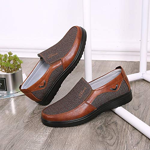 Caopixx Shoes for Menâ€™s Loafers Lightweight Driving Shoes Soft Penny Casual Snow Shoes