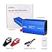 Aickar 300W Car Power Inverter, DC 12V to AC 110V Dual AC Outlets + Dual 2.4A/24W USB Ports with Smart Fan Built-in - Blue