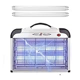 Micnaron 1 Electric Zapper with Handle, Mouse Repeller Control, Silve
