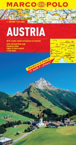 Austria Marco Polo Map (Marco Polo Maps)