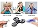 Hand Spinner, WINWONBRA Fidget Spinner High Speed EDC Fidget Toys Stress and Anxiety Relief Toy (Black)