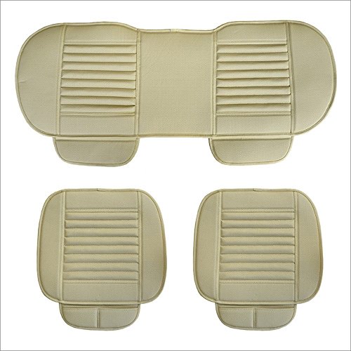 image for AUTOPDR 3Pcs Car Seat Cover Universal Non Slip Cushion Pad Mat for Aut