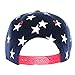 Falari USA American Flag Printed Baseball Cap Snapback Adjustable Size Navy