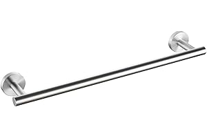 Miyili 15.75-Inch Bathroom Towel Bar SUS 304 Stainless Steel Towel Holder Rack Wall Mount Brushed Finish, A01N40A