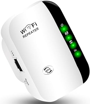 Amazon Com Wifi Repeater Wifi Range Extender With Wps Internet Wireless Signal Booster 2 4 Ghz Wifi Extender With Lan Port Supports Repeater Ap Compatible With Alexa All Smart Home Devices Computers Accessories
