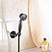 Greenspring Commercial Universal Showering Components Vintage Style Hand Shower Unit Oil Rubbed Bronze Brass Hand Shower Head + Shower Hose + Shower Pedestal Holder