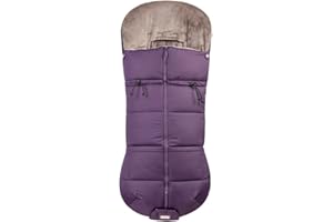 AGACAS Stroller Footmuff - Universal Winter Thicken Bunting Sleeping Bag, Water Repellent Cover, Shearing Blanket, Fits All Pushchair/Pram/Car Seats with Warm Hand Gloves/Warmmuffs