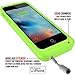 iPhone SE/5C/5S/5 Battery Case, Alpatronix [BX120plus] 2400mAh MFi Certified Removable Extended Rechargeable Protective Charging Case [Full Compatible Support with iOS 9+ & Apple Pay, Ultra-Slim, Ultra-Portable External Charger Case / Fits all versions of iPhone SE, 5C, 5S & 5 with Juice Pack & Power Bank Features] - (Lime Green)