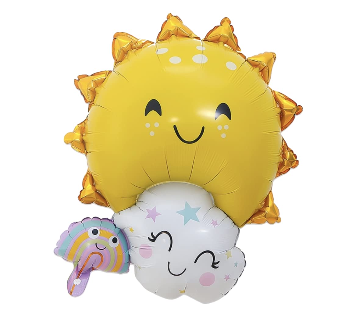 Sun Cloud Foil Balloon, 75cm (2 pack)