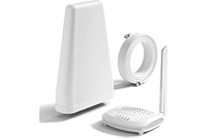 SolidRF Cell Phone Signal Booster on Band 13/12/17/5/2/25, Cell Booster for All Canadian Carriers 4G LTE 5G Supports 1,500 sq