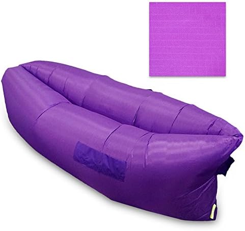 OUSPOTS Outdoor Inflatable Lounger Convenient Compression Air Bag Portable Nylon Fabric Suitable Bag for Camping, Beach, Park, Backyard