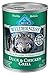 Blue Buffalo Wilderness High Protein Grain Free, Natural Adult Wet Dog Food, Duck & Chicken Grill 12.5-oz can (pack of 12)
