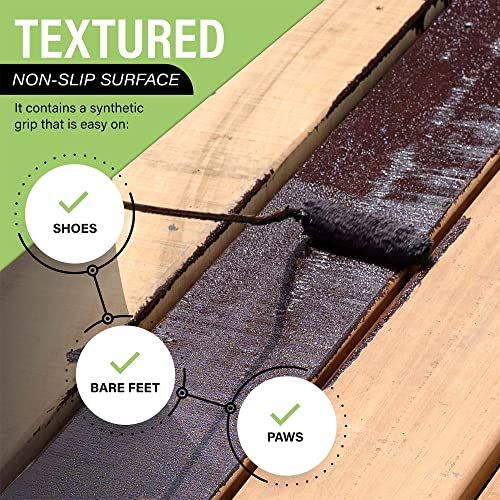 Dura Grip AntiSlip Paint (Gallon, Amber Clear) For Concrete, Wood