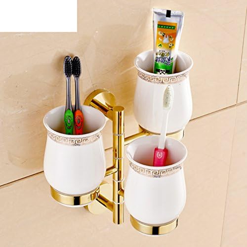 All copper gilded color toothbrush holder suit/Activities cups toothbrush cup/porcelain cup