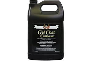 Presta 138501 Gel Coat Compound for Removing P1000 Grit, Finer Sand Scratches and Oxidation - 1 Gallon