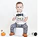 HONGTEYA Leather Baby Moccasins Hard Soled Tassel Crib Toddler Shoes for Boys and Girls (18-24 Months/5.51inch, Suede Dark Brown)
