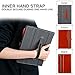 New 6th Generation iPad Case Leather Smart 5th Generation iPad Case Folio Cover Anti-Slip Stripe Card Holder Pocket Smart Auto Wake and Sleep for New iPad 9.7 inch 6th/5th Generation Elegant Brown