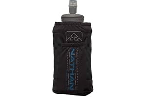 Nathan Men's Pinnacle 12 Race Vest & 4L Hydration Pack with 2 20 oz Hydration Soft Flask, Water-Resistant Pockets, Lightweigh